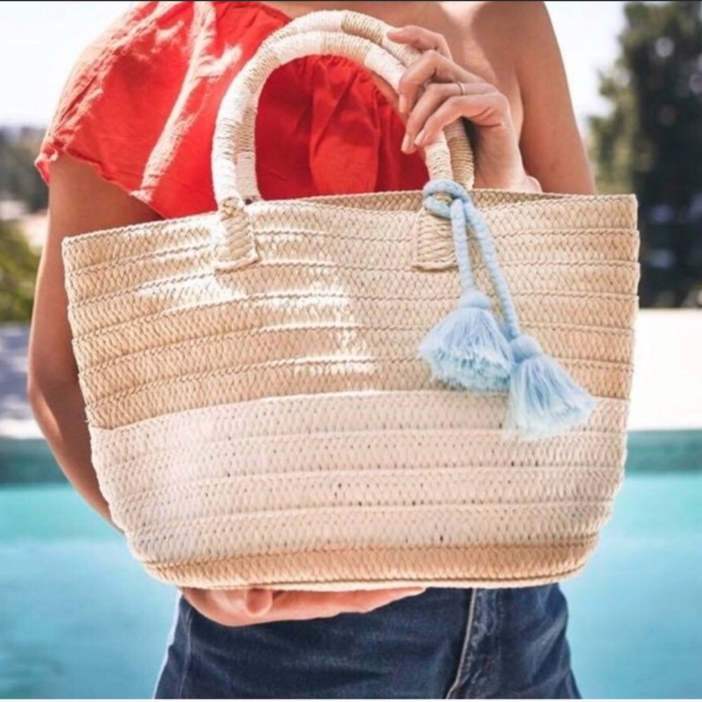 Woven Tote Bag NWOT